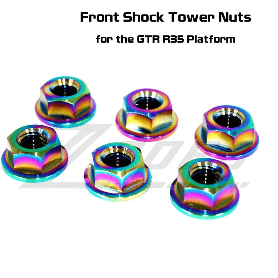 Zspec Stage-1 Dress Up Bolts® Fastener Kit For '09-23 Nissan Gtr (R35), Titanium & Billet 7