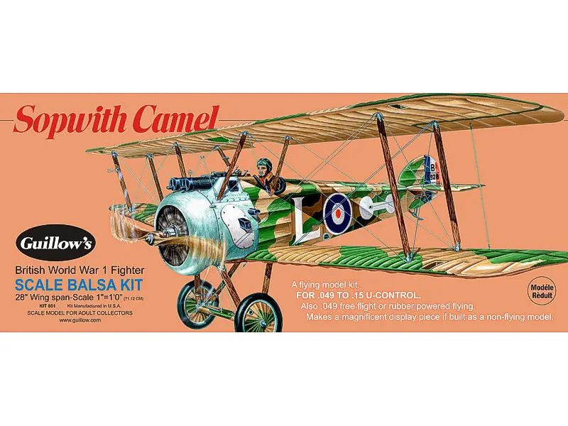 Guillow's 1/12 Sopwith Camel Model Kit 1