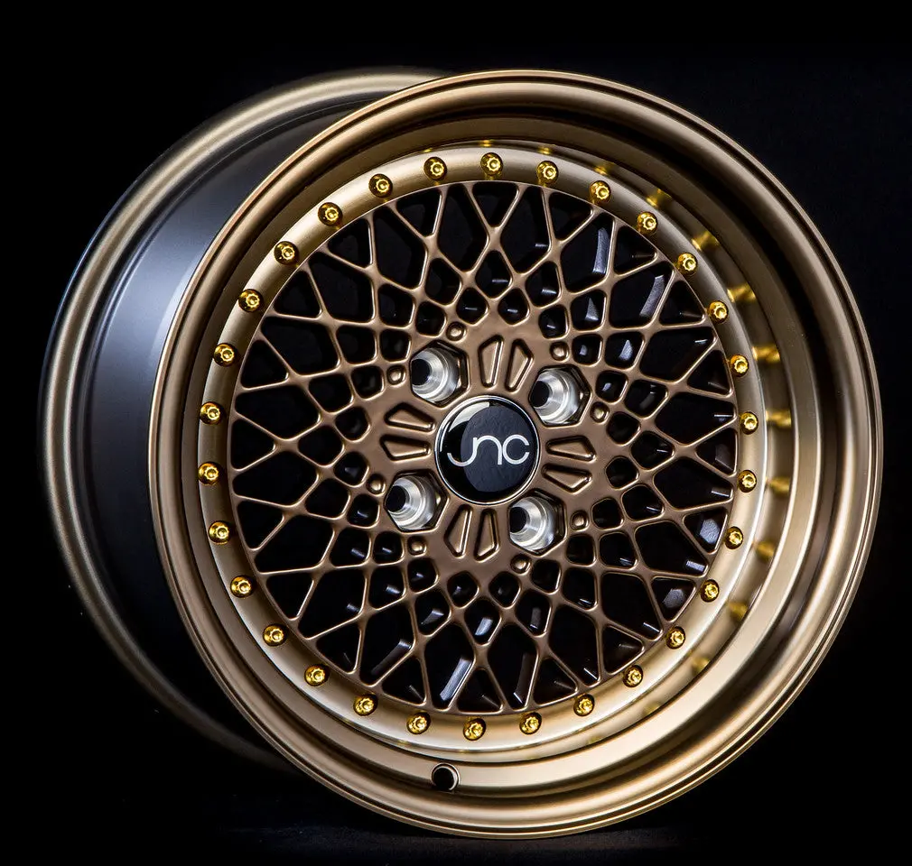 Jnc045 Machined Bronze W/ Gold Rivets 2
