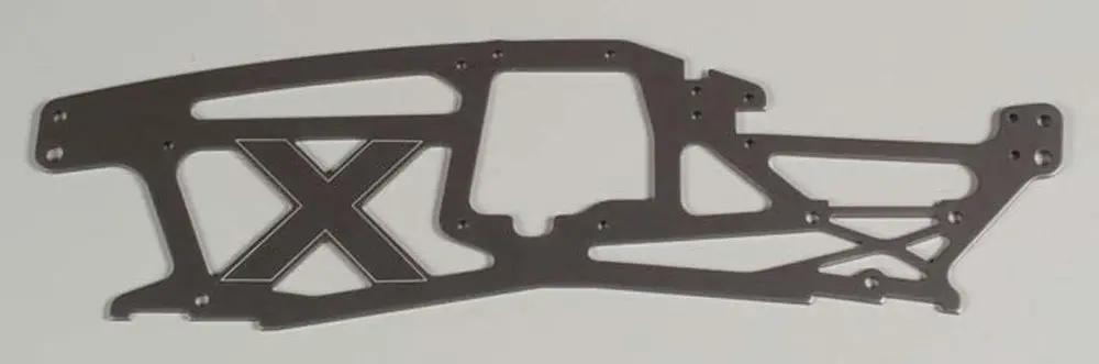 Main Left Chassis - 2.5Mm Aluminum Gray 1