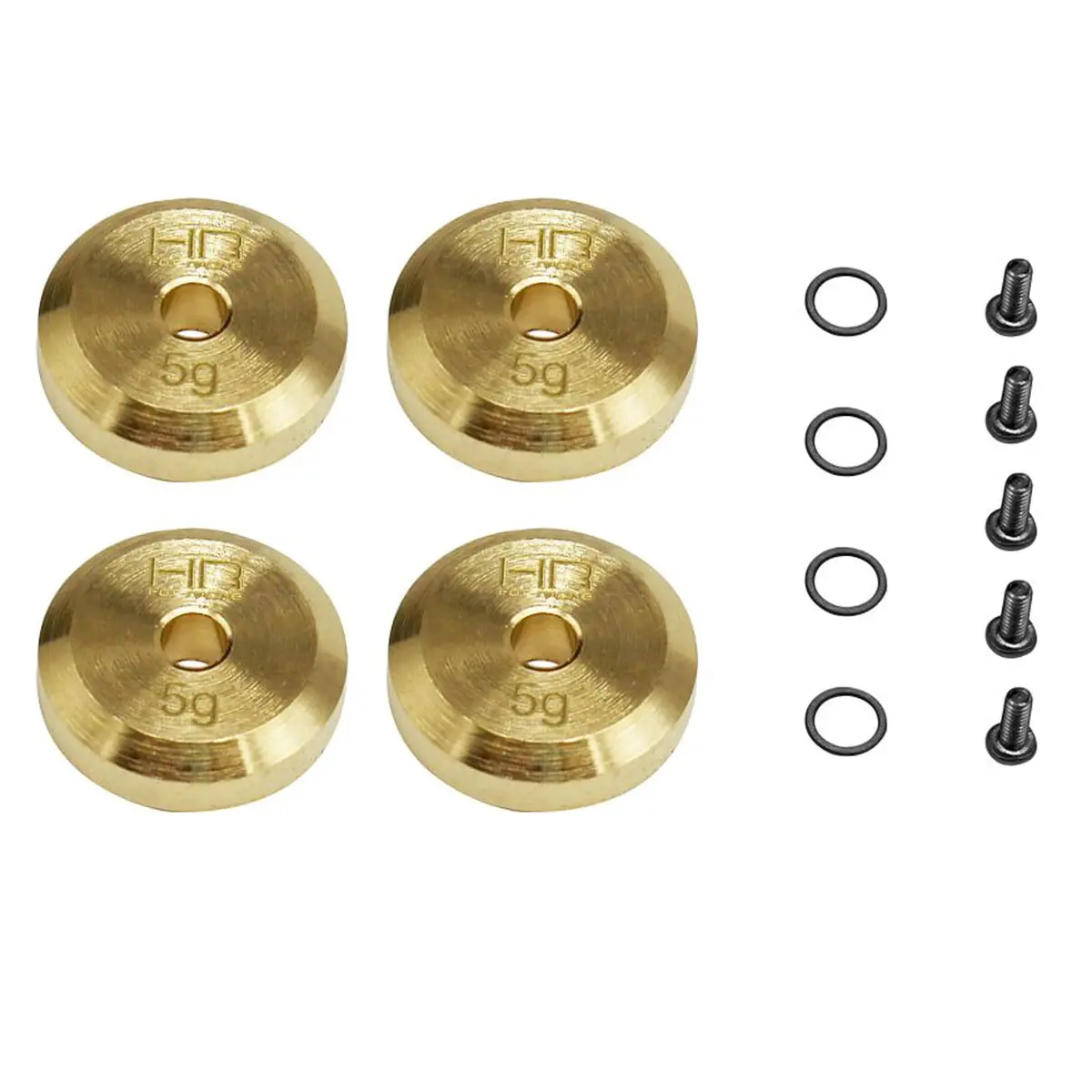 Scx24 Axle Weights, Brass 1