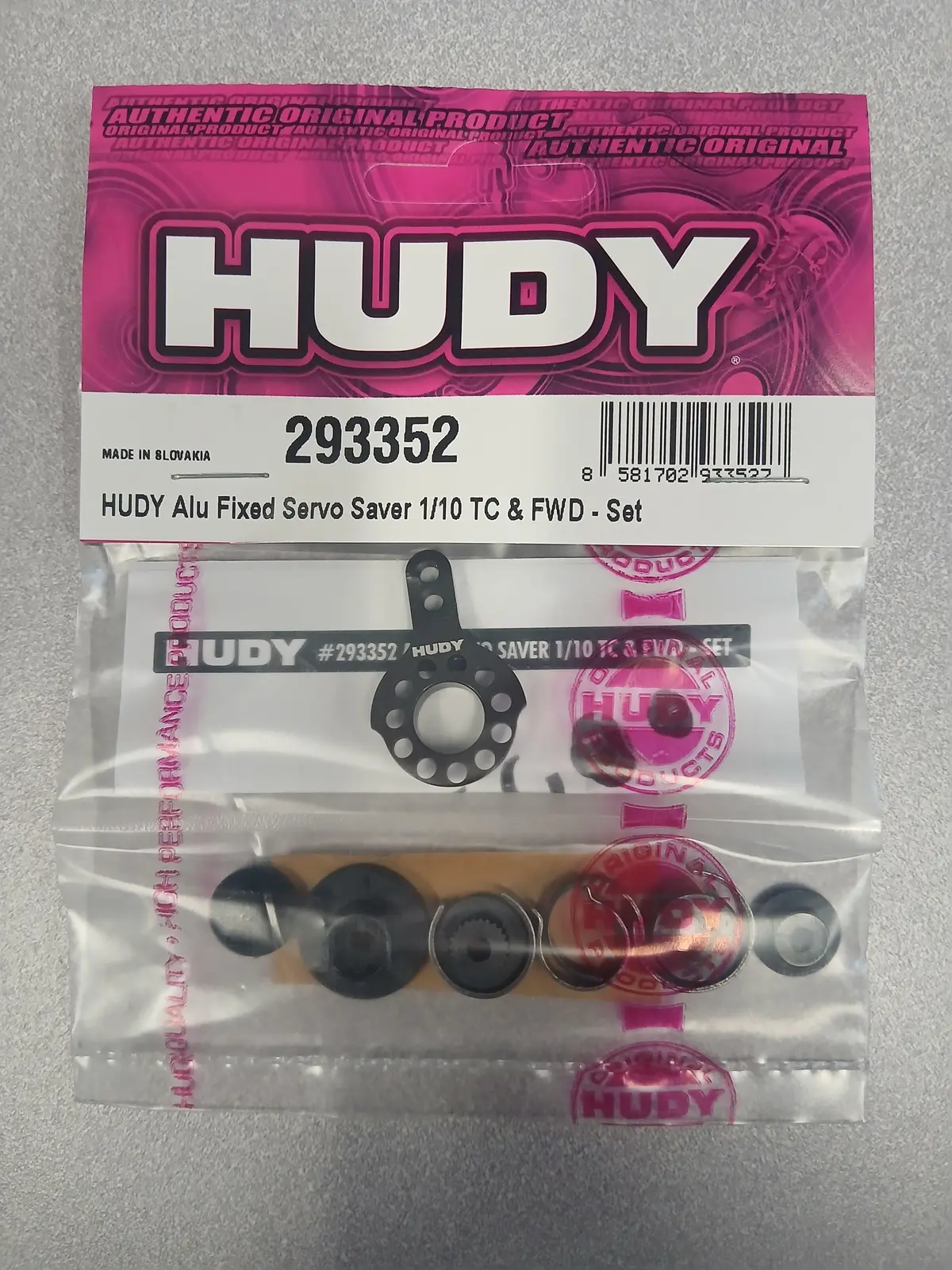 Hudy Aluminum Fixed Servo Saver Set For 1/10 Tc & Fwd 1