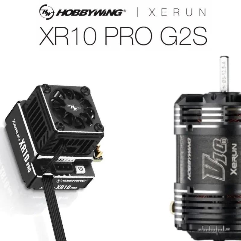 Xr10 Pro G2s Esc & V10 G3 3.5T Brushless Motor Combo 1