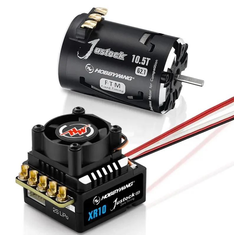 Xerun Xr10 Justock G3s Brushless Combo, Esc & 21.5T Motor 1