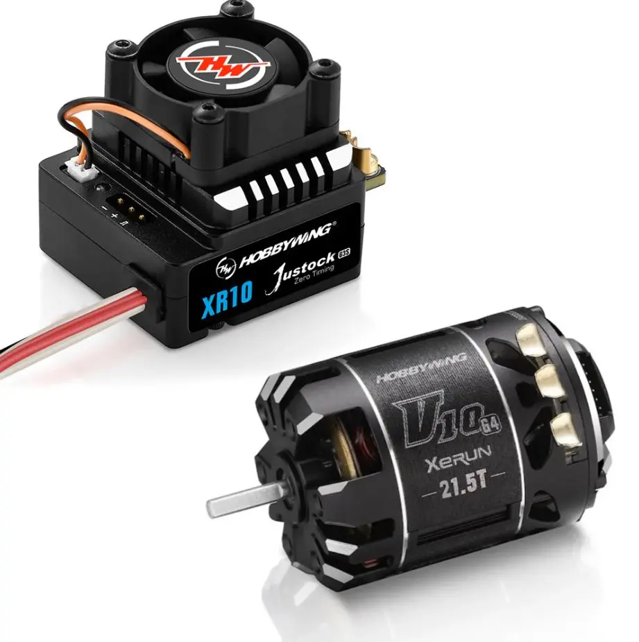Xerun Xr10 Justock G3s Esc & G4 21.5T Brushless Motor Combo 1