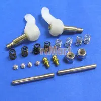 Tamiya 50395 Front Upright Set Rd (2) 1