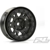 Impulse 1.9" Black Plastic Bead-Loc Wheel (2) Crawler 12Mm Hex By Pro-Line (Proline) 1