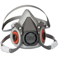 3M 6000 Series Half Facepiece Reusable Respirator Mask (Large) 1
