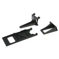 T-Rex 600 Main Frame Parts: 550E 1