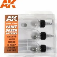 Paint Doser 100Ml Bottles W/Shaker Ball (3) 1