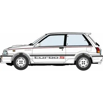 1/24 Toyota Starlet Ep71 Turbo-S (3 Door) Middle Version By Hasegawa 1