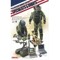 1/35 Us Explosive Ordnance Disposal Specialists & Robots By Meng Model Kits 1