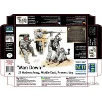 Master Box 1/35 Man Down! Us Modern Army, Middle East, Present Day 1