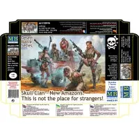 Master Box 1/35 Desert Battle Series. Skull Clan - New Amazons. This Is Not The Place For Strangers! 1