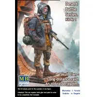 Master Box 1/35 Post-Apocalyptic Fiction. Desert Battle Series. Skull Clan Long-Distance Raid. Kit N 1