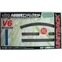 Kato 20-865, N Scale Unitrack V6 Outer Oval Track Set 1