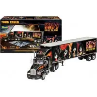 1/32 Kiss Tour End Of The Road Tractor Trailer W/Paint & Glue 1