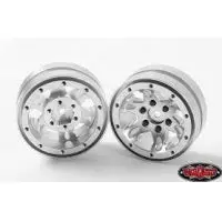 1.9 Universal Beadlock Wheel, D1, Silver 1