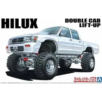 Aoshima 1/24 Toyota Ln107 Hilux Pickup Double Cab Lift Up '94 1