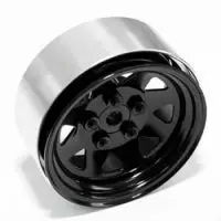 5 Lug Wagon 1.9 Stamped Beadlock Wheel, Black(4) 1
