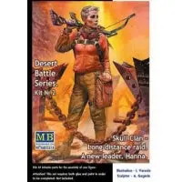 1/35 Post-Apocalyptic Fiction Desert Battle Series. Skull Hanna By Master Box Models 1
