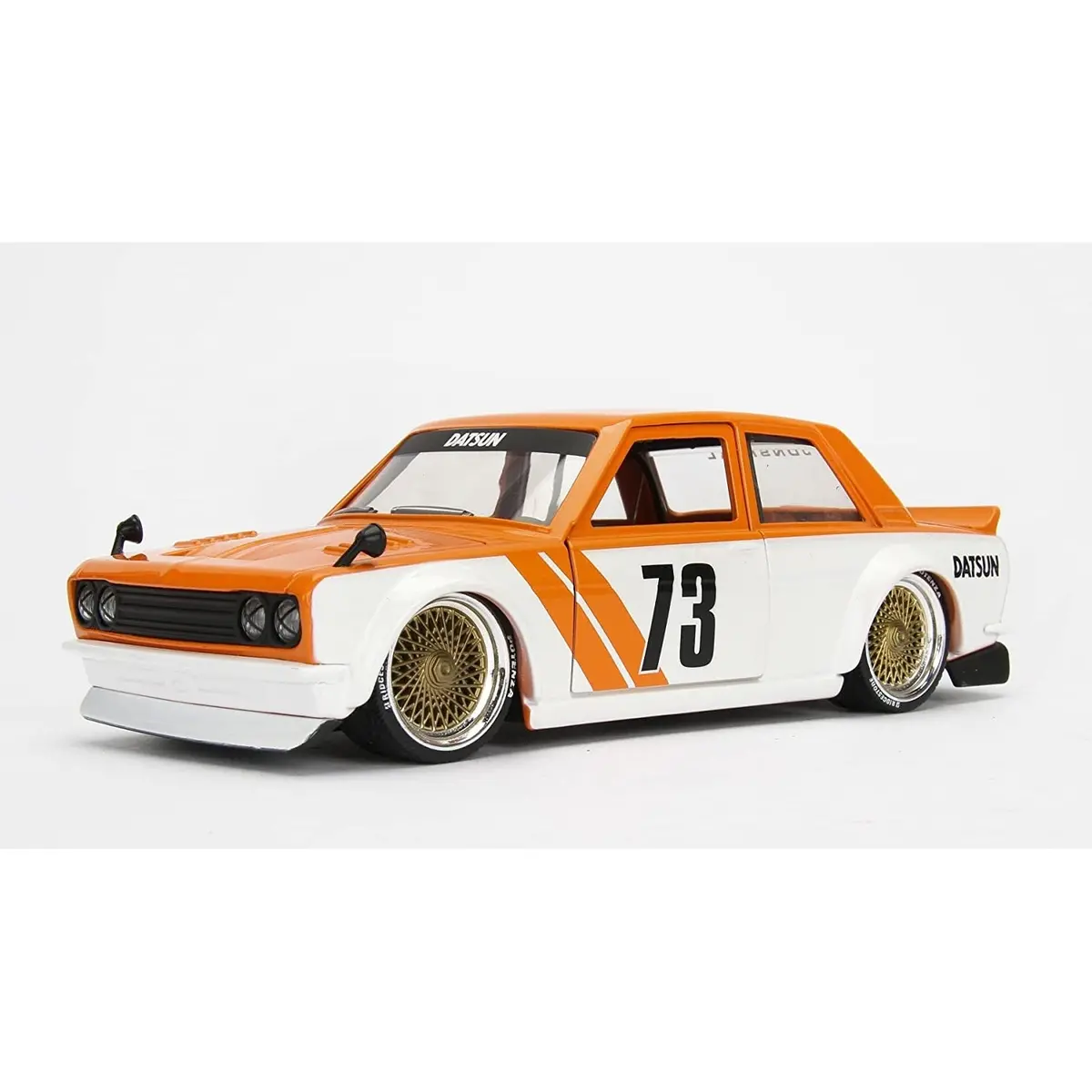 Jada 1/32 "Jdm Tuners" 1973 Datsun 510 Widebody Glossy Orange 1