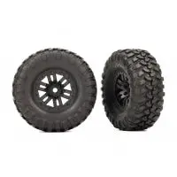 Traxxas Tires & Wheels, Premounted (Black 1.0", Canyon Trail) 1/18 Trx4m 1