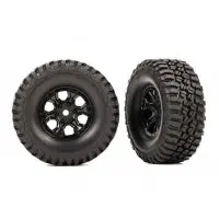 Traxxas Tires & Wheels, Premounted (Black 1.0", Bfgoodrich) 1/18 Trx4m 1