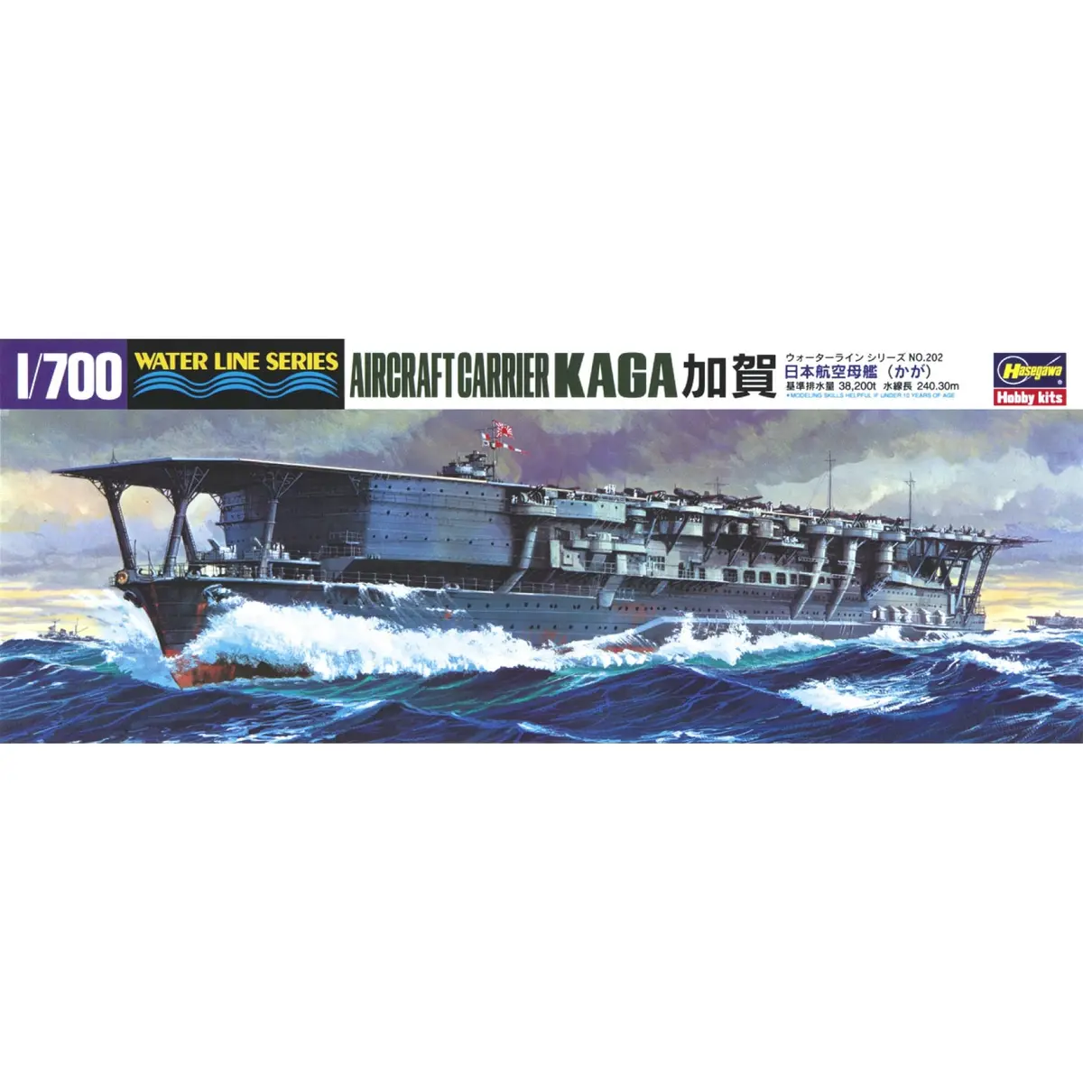 Hasegawa 1/700 Aircraft Carrier Kaga 1