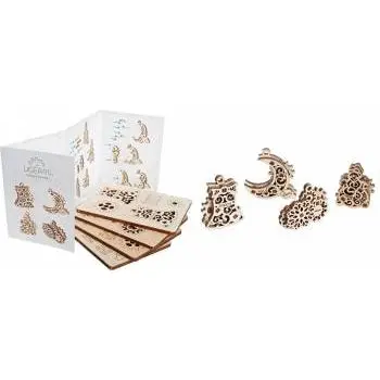 U-Fidget Gearsmas (4 Models) - 8 Pieces (Easy) By Ugears 1
