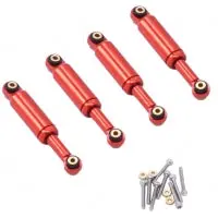 Hobby Details Aluminum Shocks For Axial Scx24 (4)(Red) 1