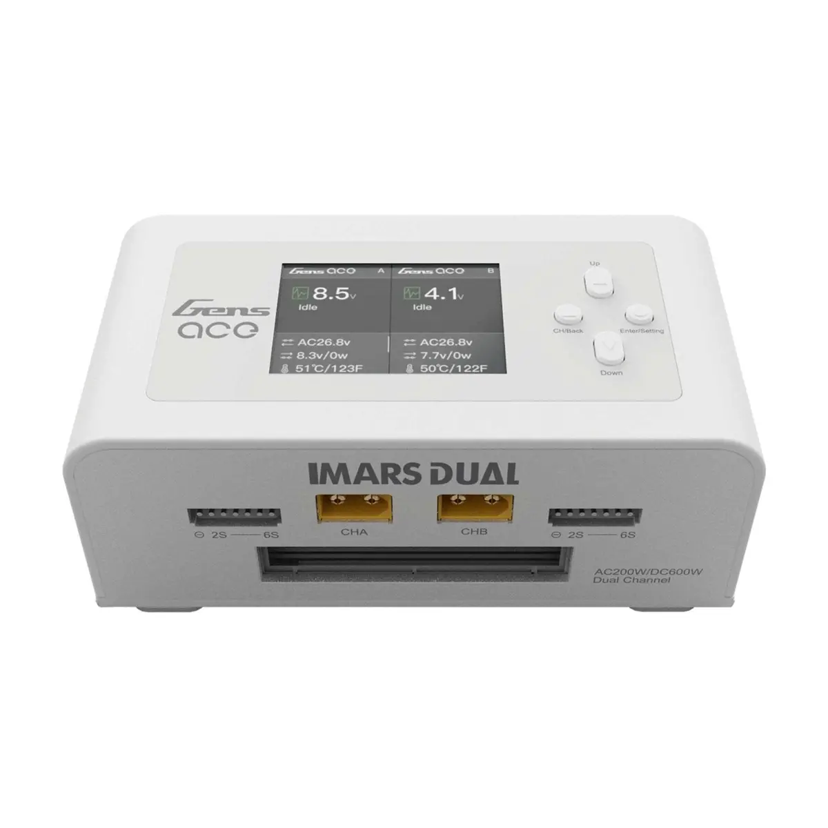 Gens Ace Imars Dual Channel Ac/Dc 200W/600W Rc Battery Charger 1