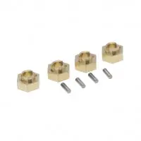 Hobby Details Axial Scx24 Brass 3Mm Wheel Hex (4) 1