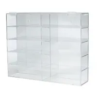 Auto World Ten-Car Acrylic Display Case With Mirror Back 1