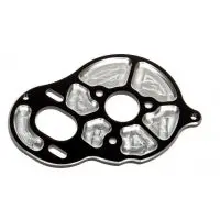 91602 Team Associated Ft Front Motor Plate, Black, 3 Gear 1