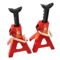 Hobby Details 6 Ton Scale Adjustable Height Metal Jack Stand (2) 1