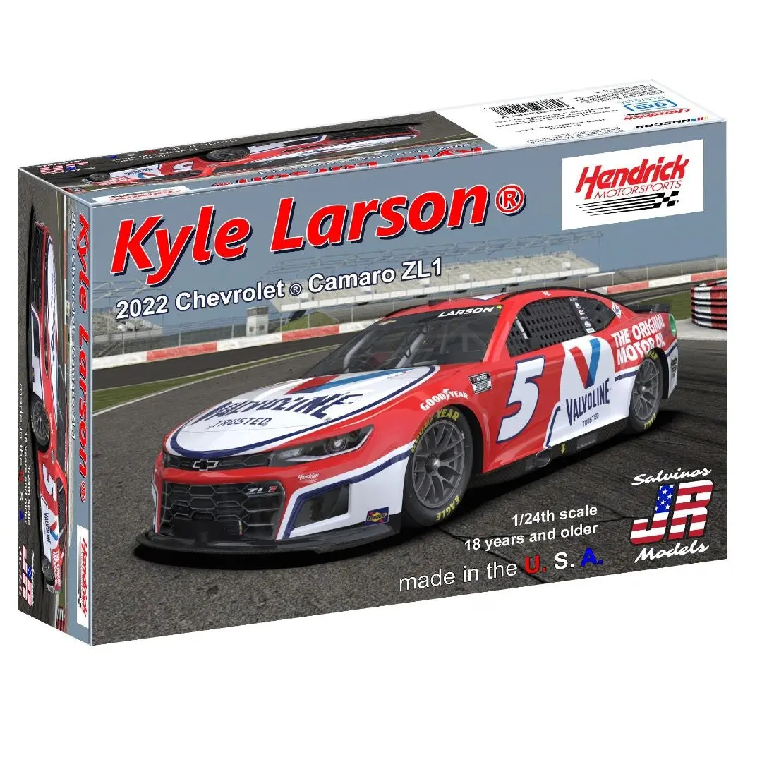 Salvinos Jr 1/24 Hendrick Motorsports Kyle Larson Camaro Valvoline 1