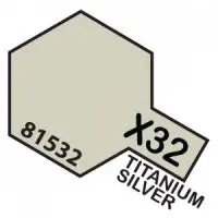 X-32 Titanium Silver Acrylic Mini 10Ml 1