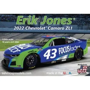 Salvinos Jr Models 1/24 Gms Racing Erik Jones 2022 Camaro - Primary Livery Model Kit 1