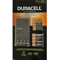 Duracell Charger With Four Aa And Four Aaa Rechargeable Batteries 1