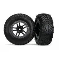 Traxxas Tires & Wheels, Assembled, Glued 1
