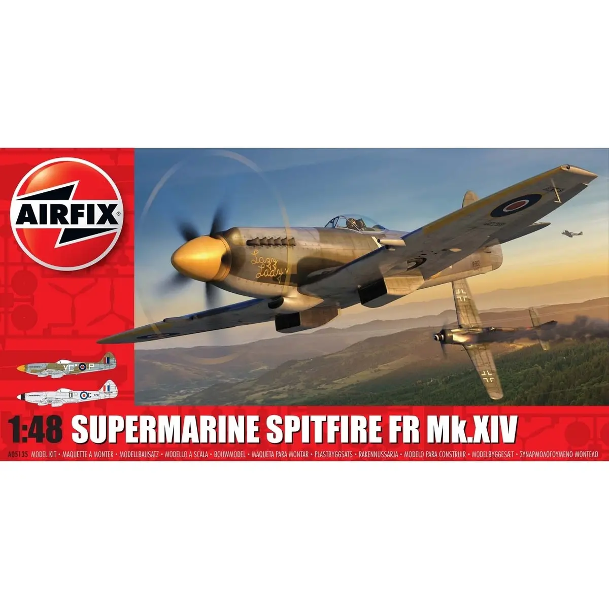 Airfix Supermarine Spitfire Fr Mk.Xiv 1/48 Scale 1