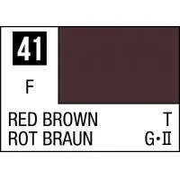 Mr Hobby Mr. Color 41 - Red Brown (Flat/Tank) - 10Ml 1
