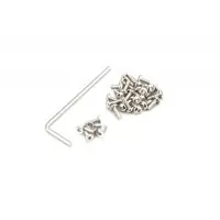 Mdw020 - Butten Hex Screw Set(Mini-Z Awd/Nickel) 1