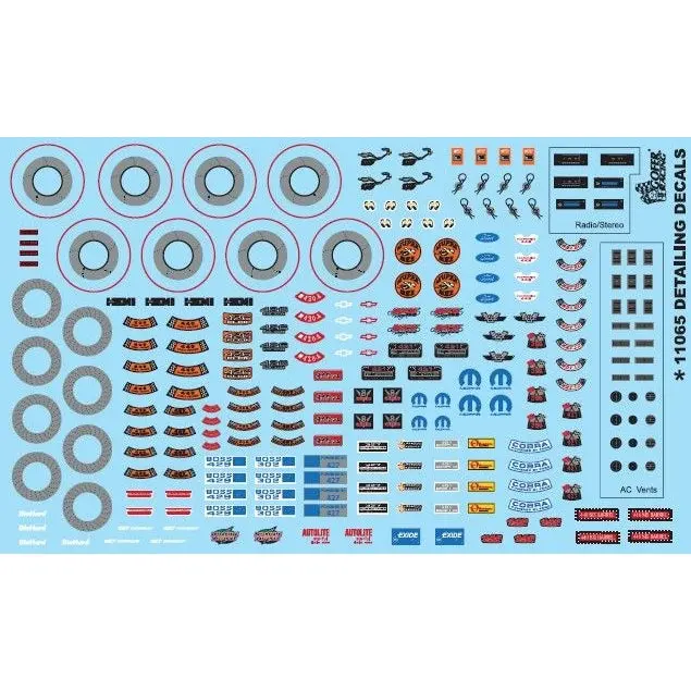 Gofer Racing Detailing Decals 1/24 1