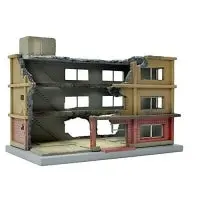 Tomytec Dcm03 1/144 Dio Com Destroyed Building B 1