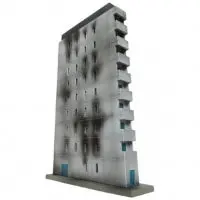 Tomytec Dcm15 1/144 City Of Assault B Urban Style Hotel 1
