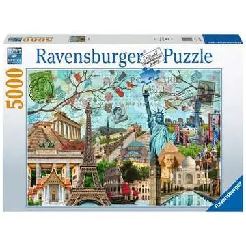 Ravensburger 5000Pc - Big Cities Collage 1