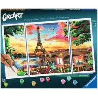 Ravensburger - Creart - Paint By Numbers - Paris Reflections 12X16 1