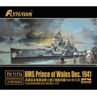 Flyhawk Model 1/700 Hms Prince Of Wales December 1941 (Deluxe Edition) 1